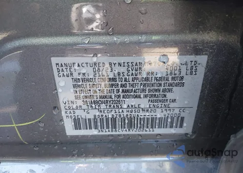 2024 Nissan Sentra Sv Xtronic Cvt z USA, uszkodzony, nr VIN 3N1AB8CV4RY202611